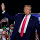 Former President Donald Trump arrives at a rally, Aug. 5, 2022, in Waukesha, Wis.